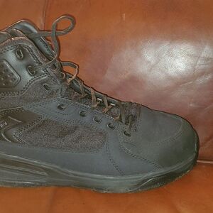 Men's Black High-Top Utility Boot